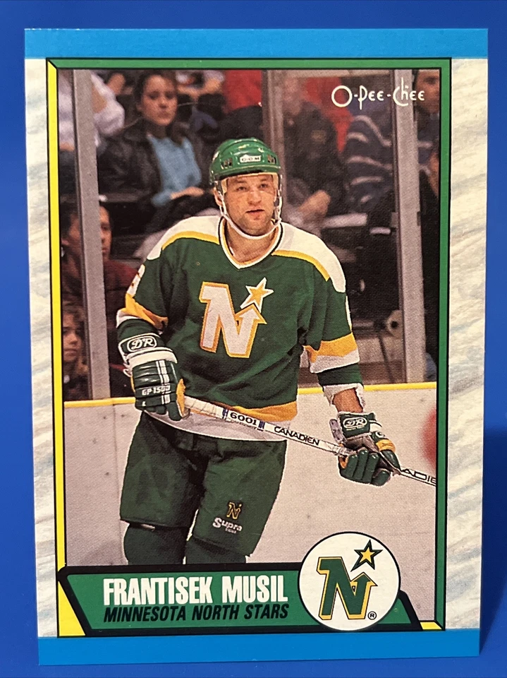 1989-90 O-Pee-Chee Frantisek Musil Rookie Card #217 Minnesota North Stars RC - Image 1 of 2