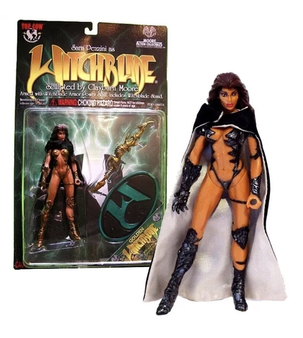 Top Cow Moore Action Collectibles Golden Witchblade Action Figure NEW Cover