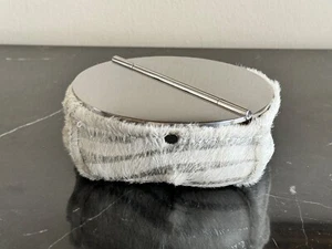 Raro Cenicero España de Tela y Metal Retro Valenti de Mediados de Siglo - Imagen 1 de 9