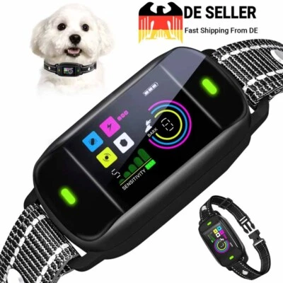 NEU Anti Bell Halsband Hunde Erziehungshalsband Anti Bark Collar Gerät für Hunde - Bild 1 von 4