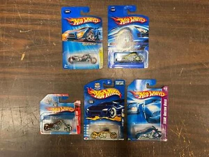 Vintage 1990s Lot Of 5 NIB Hot wheels Assorted Motorcycles 1/64 Scale Diecast... - Picture 1 of 7