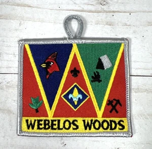 Webelos Woods Rectangle Cardinal Boy Scout BSA Patch 3"x2.75" Unused - Picture 1 of 3