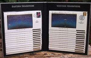 OFFICIAL MILLENNIUM 2000 POSTAL COVER COLLECTION of the WORLD'S 24 TIME ZONES - Picture 1 of 7