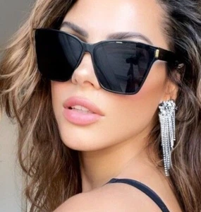 Women Sunglasses XXL OVERSIZED "KATIE" Flat Top Square Shadz GAFAS @ Fashion - Picture 1 of 19