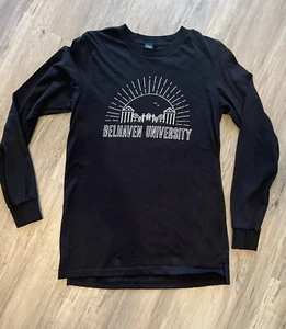 Bellhaven University T-Shirt Schwarz Langarm Größe S - Bild 1 von 5