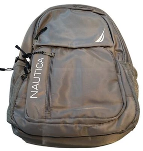 Nautica Hold Fast Backpack Polyester Graphite 18” x 12” x 6”N17910 - Picture 1 of 5