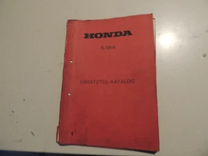 Manual de taller piezas repuesto catálogo Honda TL 125 S - Imagen 1 de 7
