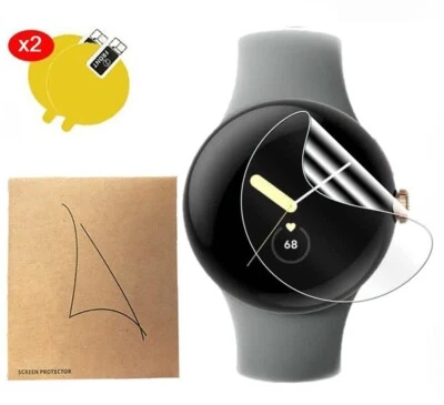 2 x For  Google Pixel Watch 2 3 4 41mm Hydrogel TPU Film Screen Protector Cover - Image 1 of 4