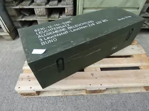 Holzkiste Transportkiste 100 x 35 x 30 Bundeswehr 126 - Bild 1 von 4