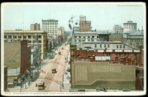 POSTAL VISTA PANORÁMICA DE COLÓN, OHIO - Imagen 1 de 1