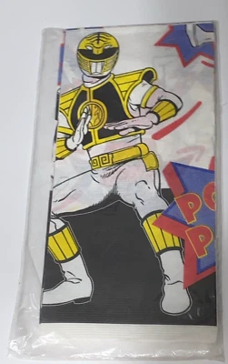 NEW! 1995 Power Rangers Paper Table Cover Hallmark Party Express Birthday Party - Image 1 of 4