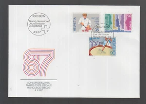 Schweiz Switzerland 1987 FDC -  Jahresereignisse - Imagen 1 de 1