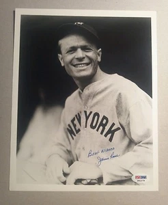 Jimmie Reese Autograph 8x10 Photo PSA DNA Yankees Signed Auto - Picture 1 of 2