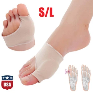 2Pcs Big Toe Bunion Splint Straightener Corrector Foot Pain Relief Hallux Valgus - Picture 1 of 17