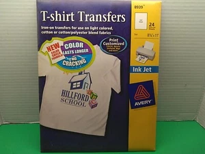 Avery T-Shirt Transfer sheets fabric Iron On - Picture 1 of 19