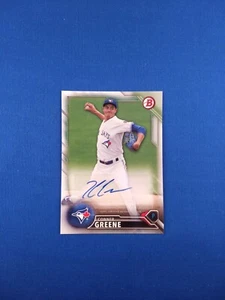 2016 Bowman Conner Greene RC Rookie Auto Autograph # PA-CG - Picture 1 of 1