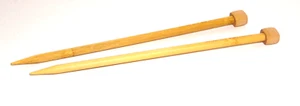 Takumi US 11 8.0mm Clover Knitting Needles Pointed Wooden 9" One Pair - Picture 1 of 2