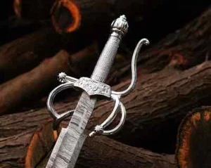 Marvelous Zorro Rapier Sword Handmade Medieval Battle Ready Viking Sword W\Sheth - Picture 1 of 6