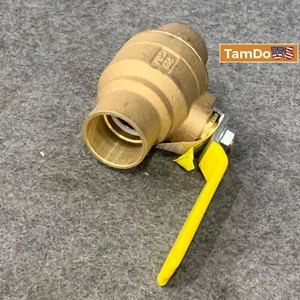 Apollo 77C-207-01A 1-1/2" Ball Valve – Full Port Brass, 600 WOG Rated - Picture 1 of 8