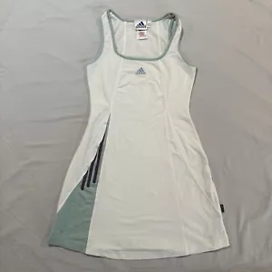 Vintage Adidas Tennis Dress Women’s Sz S Center Logo Early 2000s 3 Stripes - Picture 1 of 14