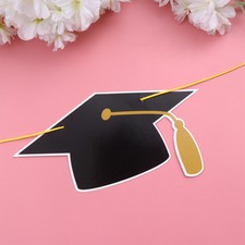  2020 Graduation Party Bunting Banner Creative Shape Delicate Graduation Garland