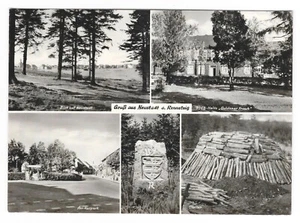 AK Mehrbild Neustadt Rennsteig Thüringen 1974 Ansichtskarte Postkarte - Picture 1 of 2