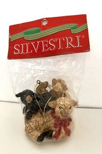 Silvestri Ornament in Package-Lamb, Bear, Rabbit - Picture 1 of 5