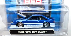 Ford Mustang SVT Cobra All Stars 1993 escala 1/64 Maisto rojo - 2008 raro - Imagen 1 de 9