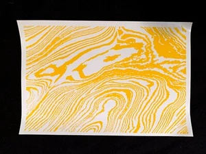 Damascus Steel Pattern 8" x 12" – High Heat Vinyl Stencil – Cerakote, Duracoat - Picture 1 of 3