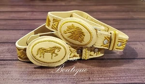 Free Shipping!! Charro Belt for Kids, Embroidered Western Belt Authentic Mexican - Picture 1 of 12