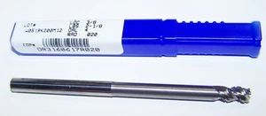 1/4" CARBIDE END MILL 3 FLUTE EXTENDED  REACH Destiny Tool DR3160617R020 - Picture 1 of 2
