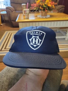 Cappello/Berretto Camionista Vintage Nissin Mesh Snapback Ropebill Holman Sicurezza - Foto 1 di 6