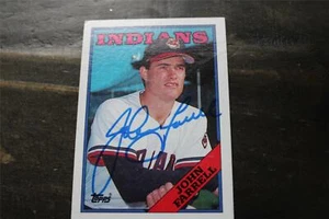 TARJETA AUTOGRAFIADA DE LOS INDIOS DE JOHN FARRELL CLEVELAND - Imagen 1 de 1