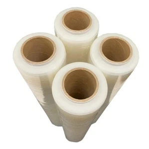 Película adhesiva elástica envoltura retráctil transparente para palets 500 mm 23 mu 2 kg/rollo resistente - Imagen 1 de 4
