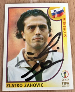 Original Autogramm Zlatko Zahovic Slowenien Panini WM 2002 - Bild 1 von 1