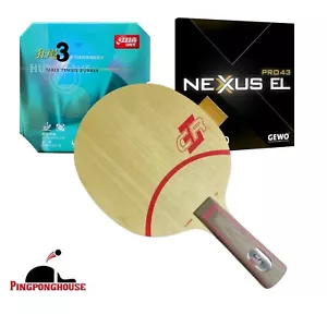 STIGA CLIPPER CR WRB TISCHTENNISKLINGE mit DHS NEO HURRICANE 3&GEWO NEXXUS43EL - Bild 1 von 5