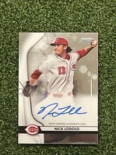 2020 BOWMAN STERLING NICK LODOLO RC ROOKIE AUTO AUTOGRAPH CARD #BSPA-NL Reds