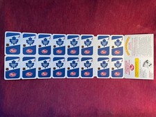 1982-83 Post Cereal Toronto Maple Leafs NHL Hockey Mini Card Set Of 16