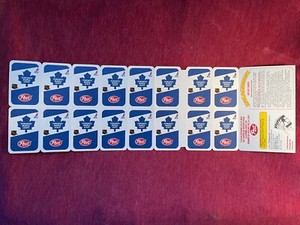 1982-83 Post Cereal Toronto Maple Leafs NHL Hockey Mini Card Set Of 16