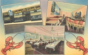 POSTAL BOSTON MA TREMONT LOBSTER HOUSE TREMONT STREET LINO - Imagen 1 de 2