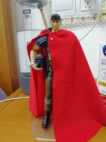 H4-5-4  Only Cloak 1:12 Scale Red Cape Cloak Model for Berserk Guts "Band of The Cover