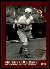 1994 Conlon Collection TSN Burgundy Mickey Cochrane Philadelphia Athletics #1146