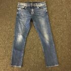 Men's Lucky Brand 110 Skinny Medium Wash Denim Blue Jeans 34 x 30