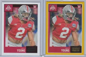 CHASE YOUNG '20 SCORE BASE & GOLD ROOKIE-2 CARD ROOKIE LOT-SEND AN OFFER TODAY!! - Picture 1 of 11