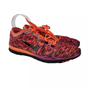 Nike Free TR Fit 4 Women Size 9.5 Orange Purple Training Sneaker Shoe 647564-500 - Picture 1 of 15