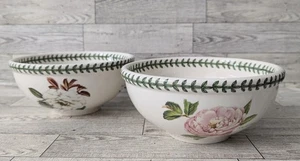 Portmeirion Botanic Roses Polar Star & Scarborough Fair set zuppiere 6,5" - Foto 1 di 19