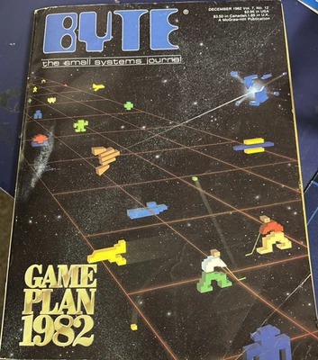 Vintage BYTE Computer Magazine Vol. 7 No. 12 Dec 82, Vectrex Arcade Sys. Article - Image 1 of 4