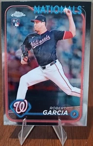 2024 Topps Chrome Update #USC149 Robert Garcia Rookie "Refractor" (RC) Nationals - Picture 1 of 2