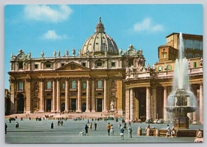 Kontinentale Postkarte Rom Italien Petersplatz - Bild 1 von 2