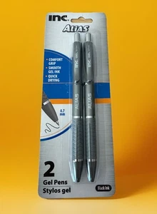 Inc. Alias 2 bolígrafos de gel de tinta negra *Juego de 2* - Imagen 1 de 3